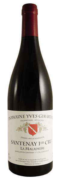 Domaine Yves Girardin - Santenay 1er Cru La Maladière 2023 Rouge
