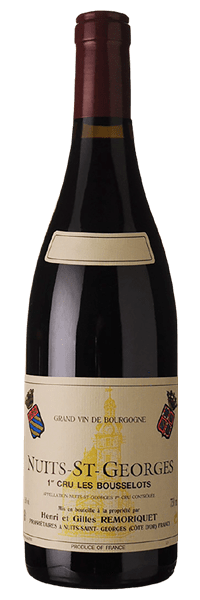 Domaine Henri et Gilles Remoriquet - Nuits-Saint-Georges 1er cru Aux Bousselots 2013 Rouge