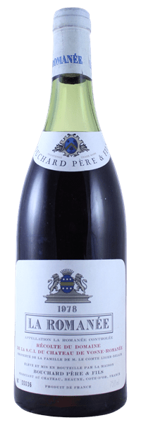 Bouchard Père et Fils - La Romanée Château de Vosne-Romanée 1978 Rouge