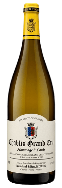 Jean-Paul et Benoît Droin - Chablis Grand Cru Hommage à Louis 2025 Blanc