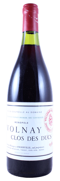 Domaine Marquis d'Angerville - Volnay 1er Cru Clos des Ducs 1989 Rouge