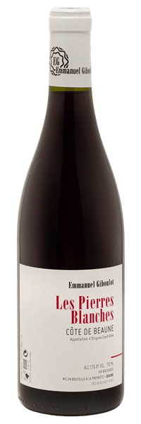 Emmanuel GIBOULOT - Côte de Beaune Les Pierres Blanches 2021 Rouge