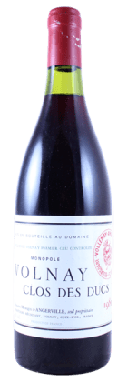 Domaine Marquis d'Angerville - Volnay 1er Cru Clos des Ducs 1989 Rouge