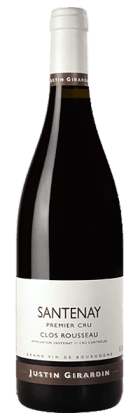 Justin Girardin - Santenay 1er Cru Clos Rousseau 2022 Rouge